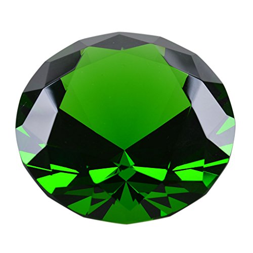 longwin 100 mm (9,9 cm) Kristall Diamant Briefbeschwerer Mutter 's Day Geschenk Hochzeit Favor Home Decor grün von LONGWIN