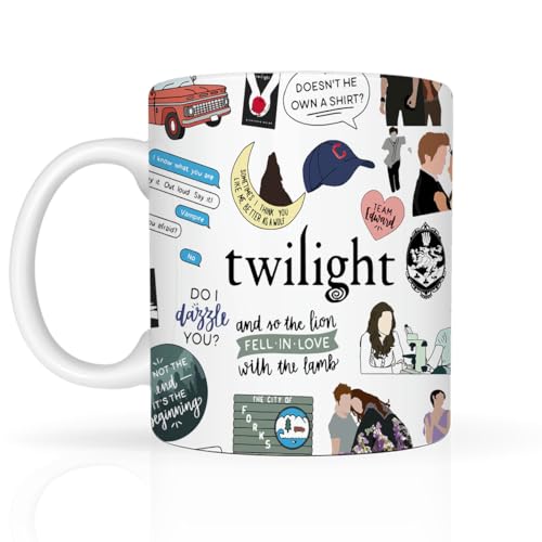 LONGXIN Twilight Vampire Lover Tasse – Edward's Girl Geschenk, City of Forks inspirierte Kaffeetasse, 325 ml von LONGXIN