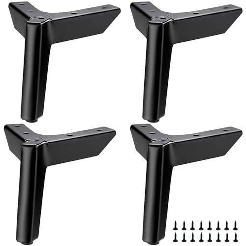 LONGZG 4 Stück 5.9" / 15 cm schwarz Möbelfüße, DIY Metall möbelbeine, Ersatz Schrankfüße, geeignet für Sofa Füße, Bettfüße, couchtisch füße, Sideboard füße und andere möbelfüsse. LONGZG 4 Stück 5.9" / 15 cm schwarz Möbelfüße, DIY Metall möbelbeine, Ersatz Schrankfüße, geeignet für Sofa Füße, Bettfüße, couchtisch füße, Sideboard füße und andere möbelfüsse. von LONGZG