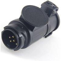 13P AUF 7P Anhängeradapter für Standard-Eurostecker Anhängerkupplung LKW Caravan Steckdose Elektrischer Steckverbinder von LONGZIMING