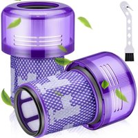 2er-Pack Filter für Dyson V12 Staubsauger, Filter für Dyson V12 Slim Staubsauger, waschbarer Ersatz-HEPA-Filter für Dyson V12 Detect Absolute Extra von LONGZIMING