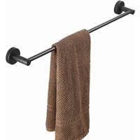 40cm Handtuchhalter zur Wandmontage für Bad oder Küche, Schwarz von LONGZIMING