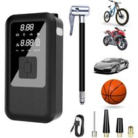 6000 mAh Mini-Elektroluftpumpe, tragbarer Luftkompressor, kabelloser Reifenfüller, 150 PSI, 4 Modi, mit digitaler Anzeige, LED-Licht und 6000 mAh Mini-Elektroluftpumpe, tragbarer Luftkompressor, kabelloser Reifenfüller, 150 PSI, 4 Modi, mit digitaler Anzeige, LED-Licht und von LONGZIMING