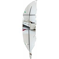 73 x 18 cm federbeleuchteter Aufkleber-Spiegel, moderner dekorativer 3D-Spiegel, abnehmbare Wandkunst für Wohnzimmer, Schlafzimmer, Büro, von LONGZIMING