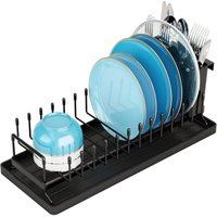 Abtropfgestell – Kompaktes Abtropfgestell für die Küchentheke mit Abtropfmatte aus Silikon, Besteckaufbewahrung für Utensilien, Teller, Gläser, Abtropfgestell – Kompaktes Abtropfgestell für die Küchentheke mit Abtropfmatte aus Silikon, Besteckaufbewahrung für Utensilien, Teller, Gläser, von LONGZIMING