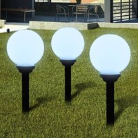 Longziming - Außenlampe Solarkugel Solarlampe led Kugellampe 3tlg. von LONGZIMING