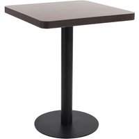 Bistrotisch Dunkelbraun 60x60 cm mdf von LONGZIMING