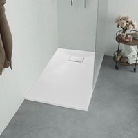 Longziming - Duschwanne smc Weiß 100×70 cm von LONGZIMING