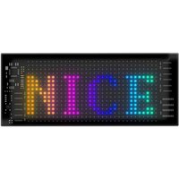 Flexibles LED-Matrix-Panel für Autos – 16 x 32 Punkte – 5 V RGB-Graffiti-Muster – Programmierbarer App-basierter DIY-Werbebildschirm von LONGZIMING