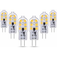 Longziming - G4 led 12V 2W Warmweiß 3000K, 200lm, G4 10W 20W Halogenlampen-Äquivalent, nicht dimmbar, Bi-Pin G4 12V led ac dc für Kronleuchter, von LONGZIMING