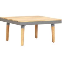 Longziming - Garten-Couchtisch 60×60×31,5 cm Massivholz Akazie von LONGZIMING