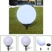 The Living Store Wegeleuchte led 40 cm mit Erdspieß - LED-Laterne - Solarleuchte - Gartenbeleuchtung - Außenscheinwerfer - Wegleucht von LONGZIMING