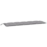 Gartenbank-Auflage Grau 180x50x7 cm Stoff von LONGZIMING