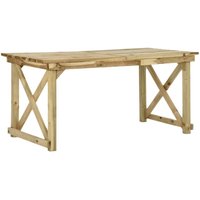 Gartentisch 160×79×75 cm Holz von LONGZIMING