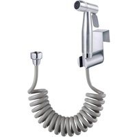 Hochwertiges Toiletten-Bidet-Set mit Wassertankhaken und 59-Zoll-ABS-Teleskop-Brauseschlauch für die tägliche Körperhygiene Hochwertiges Toiletten-Bidet-Set mit Wassertankhaken und 59-Zoll-ABS-Teleskop-Brauseschlauch für die tägliche Körperhygiene von LONGZIMING