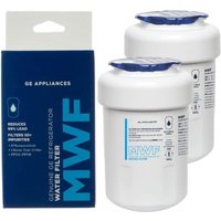 Kühlschrank-Ersatzteile – 2er-Pack GE MWF Kühlschrank-Wasserfilter, Original-Ersatzfilter, zertifiziert zur Reduzierung von Blei, Schwefel und über von LONGZIMING