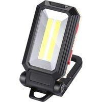 Leistungsstarke wiederaufladbare Arbeitsleuchte, LED-Arbeitsleuchte, Werkstattlampe mit Magnetfuß, Taschenlampe mit USB-Anschluss, IPX4-Magnetfuß, von LONGZIMING