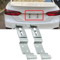 Longziming - 2er-Pack Kennzeichenhalter - Universal-Kennzeichenhalter für Autoanhänger - Kennzeichenabdeckung von LONGZIMING