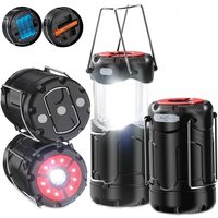 2er-Pack batteriebetriebene LED-Campinglaterne – COB-Tech-Laterne mit Magnetfuß und klappbarem Haken, robuste tragbare Notfall-Campinglaterne für von LONGZIMING