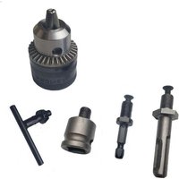 Longziming - Bohrfutteradapterhalterung mit 1,5–13 mm Kapazität, 1/2–20UNF Druckluft-Schlagschrauber-Umrüstwerkzeuge mit 6,35 mm Sechskantschaft, von LONGZIMING
