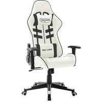 Longziming - Gaming-Stuhl Weiß und Schwarz Kunstleder von LONGZIMING