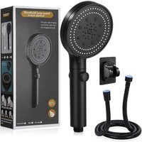Hochdruck-Duschkopf, 6 Modi, Duschkopf mit 1,5-Zoll-Duschschlauch, wassersparender Duschkopf, Badezimmer-Duschkopf, Duschkopf, wassersparend mit Hochdruck-Duschkopf, 6 Modi, Duschkopf mit 1,5-Zoll-Duschschlauch, wassersparender Duschkopf, Badezimmer-Duschkopf, Duschkopf, wassersparend mit von LONGZIMING