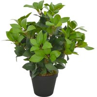 Künstliche Pflanze Lorbeerbaum mit Topf Grün 40 cm von LONGZIMING