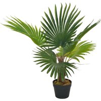 Longziming - Künstliche Pflanze Palme mit Topf Grün 70 cm von LONGZIMING
