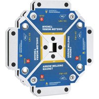 Magnete zum Schweißen, magnetisches Schweißquadrat – 4 Stück quadratischer magnetischer Positionierer für Winkelhalterung 45°, 90°, 135°, 12,5 kg von LONGZIMING