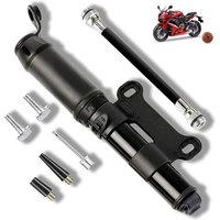 Longziming - Mini-Fahrradpumpe [140 psi] Passend für Presta- und Schrader-Ventile, leichte Fahrradpumpe aus Aluminiumlegierung, tragbare Handpumpe von LONGZIMING