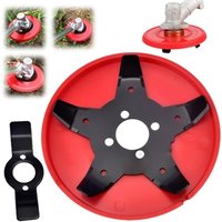 Rasentrimmer-Unkrautplatte, Unkrautscheibe mit Schneidklingen, Universal-Rasenmäherkopf, Rasenbürstenschneiderkopf für Reisfelder und Trockengebiete Rasentrimmer-Unkrautplatte, Unkrautscheibe mit Schneidklingen, Universal-Rasenmäherkopf, Rasenbürstenschneiderkopf für Reisfelder und Trockengebiete von LONGZIMING