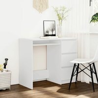 Longziming - Schreibtisch Weiß 90 x 45 x 76 cm Spanplatte von LONGZIMING