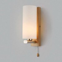 Solide japanische Holzscheite LED-Nachttischlampe Schlafzimmer Nordic Wohnzimmer Korridor Korridor Balkon Wandlampe Kreative Erstaunliche von LONGZIMING