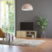 Longziming - TV-Schrank Sonoma-Eiche 120 x 34 x 37 cm Spanplatte von LONGZIMING