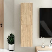 Longziming - TV-Schrank Sonoma-Eiche 30,5x30x110 cm Spanplatte von LONGZIMING