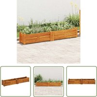 The Living Store Garten-Hochbeet Akazienholz 150x30x25 cm - Holz Hochbeet - Garten Hochbeet - Akazienholz Hochbeet - Blumenkübel - Pflanzenbehälter The Living Store Garten-Hochbeet Akazienholz 150x30x25 cm - Holz Hochbeet - Garten Hochbeet - Akazienholz Hochbeet - Blumenkübel - Pflanzenbehälter von LONGZIMING