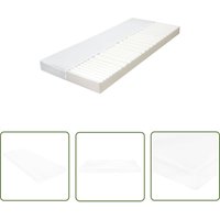 Longziming - The Living Store Matratze 100 x 200 cm 7 Zonen pu Schaum 10 cm H2 H3 - Gastmatratze - 7-Zonen-Matratze - PU-Schaum Matratze - Matratze von LONGZIMING