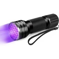 Longziming - UV-Licht, UV-Taschenlampe mit 21 LEDs, 395-nm-Uv-Taschenlampe zur Erkennung von Haustierurin, UV-Taschenlampe für Küchenflecken, von LONGZIMING