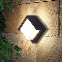 Moderne Outdoor Wandleuchte LED 5W Wasserdicht IP65 Anthrazit Aluminium Beleuchtung Dekoration Licht Für Hof Garten Terrasse In Der Nähe Von Wand Weg von LONGZIMING