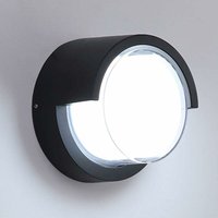 Moderne Outdoor Wandleuchte led 12W Wasserdicht IP65 Anthrazit Aluminium Beleuchtung Dekoration Licht Für Hof Garten Terrasse In Der Nähe Der Wand von LONGZIMING