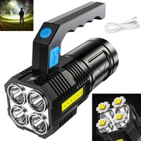 P1000 Quad-Core-Taschenlampe, ultrastarke wiederaufladbare COB-LED-Taschenlampe, wasserdichtes Arbeitslicht und 4 Modi, tragbare Notfall-Taschenlampe P1000 Quad-Core-Taschenlampe, ultrastarke wiederaufladbare COB-LED-Taschenlampe, wasserdichtes Arbeitslicht und 4 Modi, tragbare Notfall-Taschenlampe von LONGZIMING