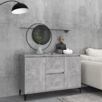 Longziming - Sideboard Betongrau 104x35x70 cm Spanplatte von LONGZIMING