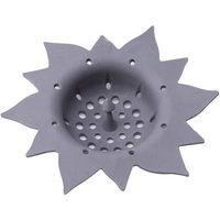 Silikon Blumenform Waschbecken Filter Badezimmer Sauger Bodenablauf Dusche Haarfilter Passanten, Sieb, Grau Hohe Qualität Silikon Blumenform Waschbecken Filter Badezimmer Sauger Bodenablauf Dusche Haarfilter Passanten, Sieb, Grau Hohe Qualität von LONGZIMING
