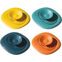 Silikon Bodenablauf Haarfänger Badezimmer Dusche Sieb Waschbecken Filter 4St. Silikon Bodenablauf Haarfänger Badezimmer Dusche Sieb Waschbecken Filter 4St. von LONGZIMING