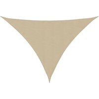 Longziming - Sonnensegel Oxford-Gewebe Dreieckig 4,5x4,5x4,5 m Beige von LONGZIMING