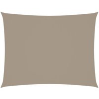 Longziming - Sonnensegel Oxford-Gewebe Rechteckig 3x4 m Taupe von LONGZIMING