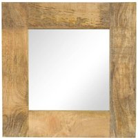 Spiegel Mangoholz Massiv 50 x 50 cm von LONGZIMING