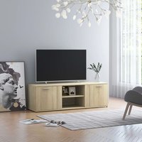 TV-Schrank Sonoma-Eiche 120 x 34 x 37 cm Spanplatte von LONGZIMING