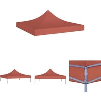 The Living Store Partyzelt-Dach 3x3 m Terrakotta-Rot 270 g/m² - Dächer für Pavillions The Living Store Partyzelt-Dach 3x3 m Terrakotta-Rot 270 g/m² - Dächer für Pavillions von LONGZIMING