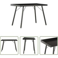 The Living Store Schreibtisch Schwarz 90×50×79 cm - Schreibtisch - Schwarzer Schreibtisch - Eckschreibtisch - Home Office Möbel - pc Schreibtisch von LONGZIMING